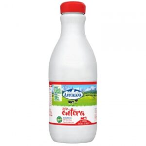 Leche entera Central Lechera Asturiana botella 1,5 l.